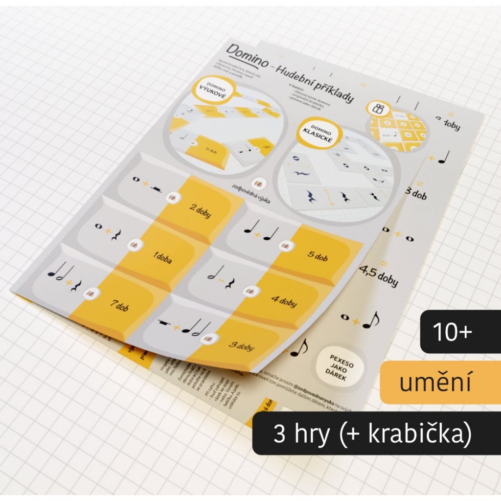 Obrázok Zodpovědná výuka Domino: Hudební příklady