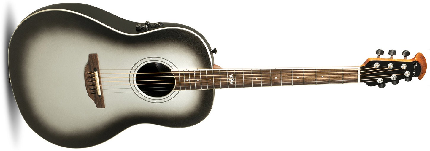 Obrázok Ovation Pro Series Ultra Mid-Depth Non-Cutaway Silver Shadow