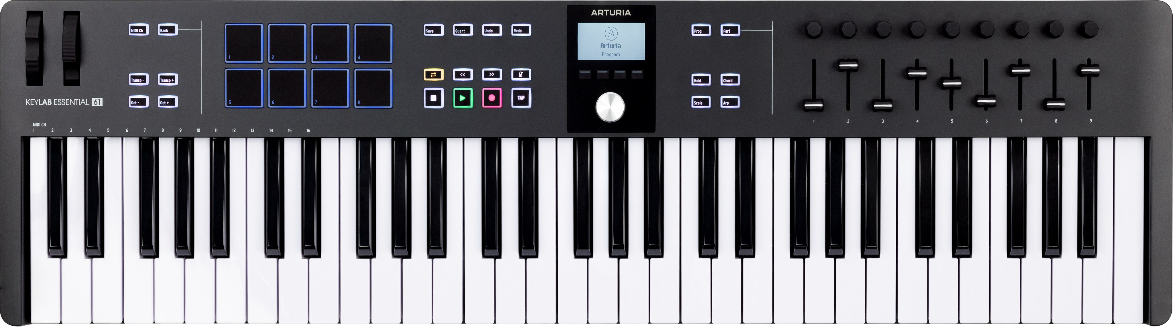 Obrázok Arturia KeyLab Essential 61 MK3 Black