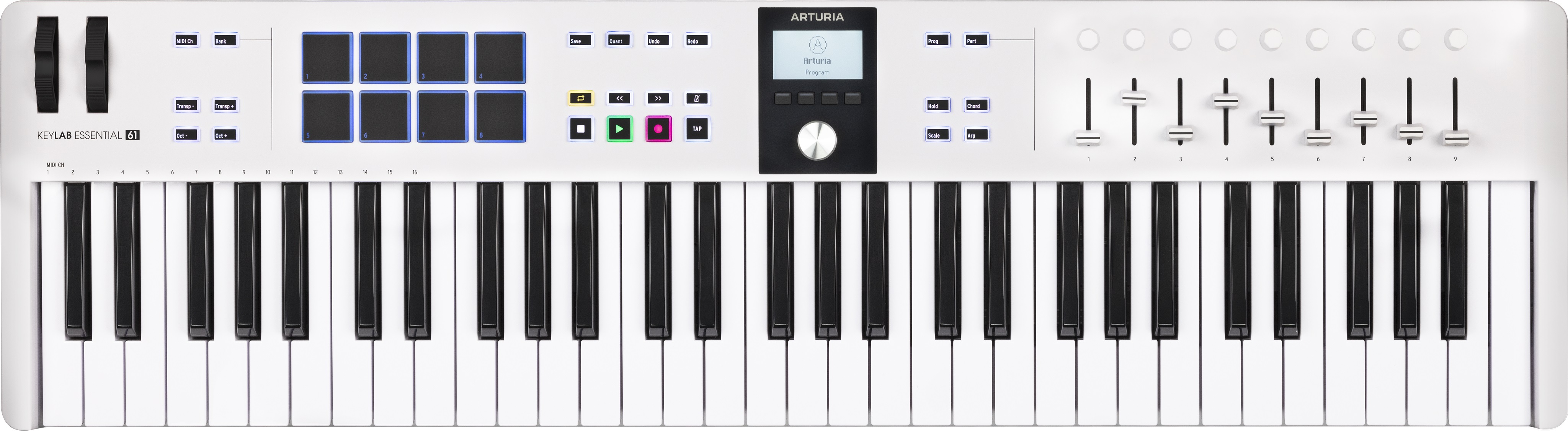 Obrázok Arturia KeyLab Essential 61 MK3 White