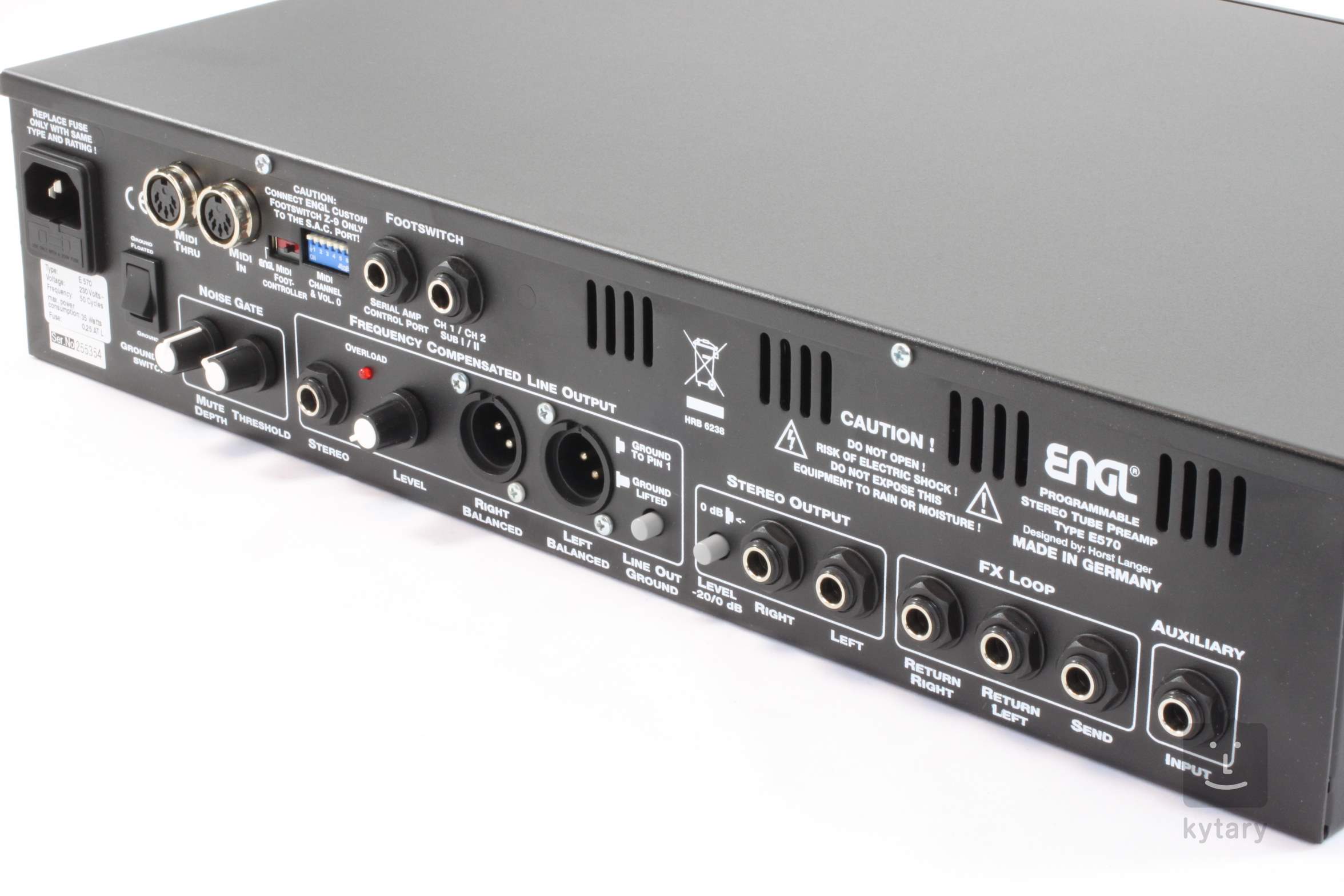 ENGL Special Edition Preamp E570 Gitarový lampový predzosilňovač