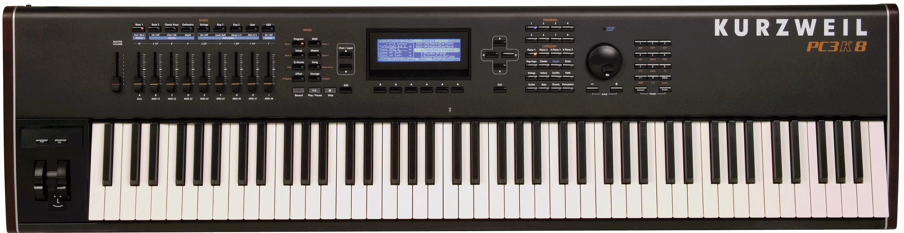 KURZWEIL PC3K8 Prenosné digitálne stage piano