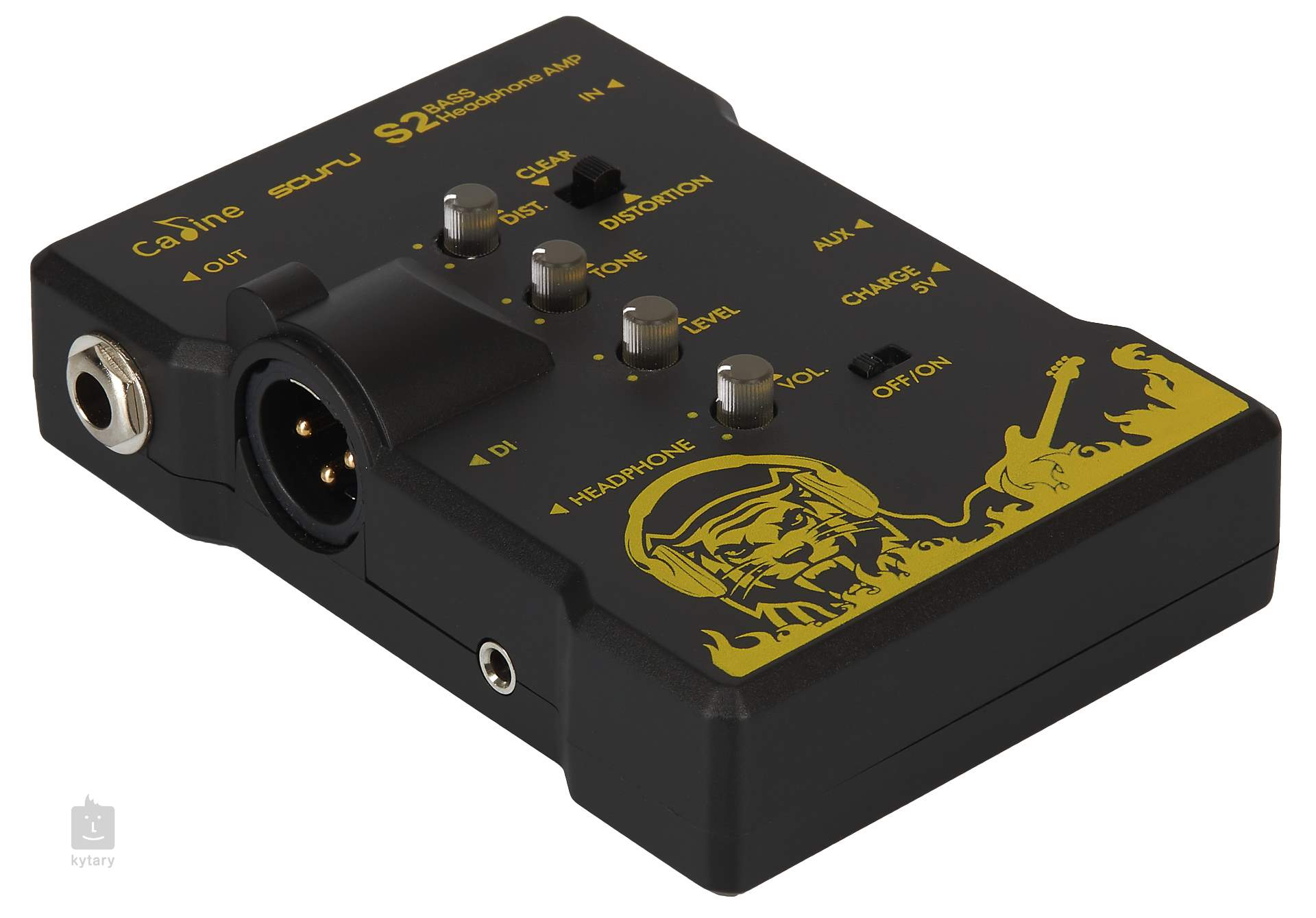 CALINE S2B Scuru Bass Headphone Amp Basgitarový slúchadlový zosilňovač