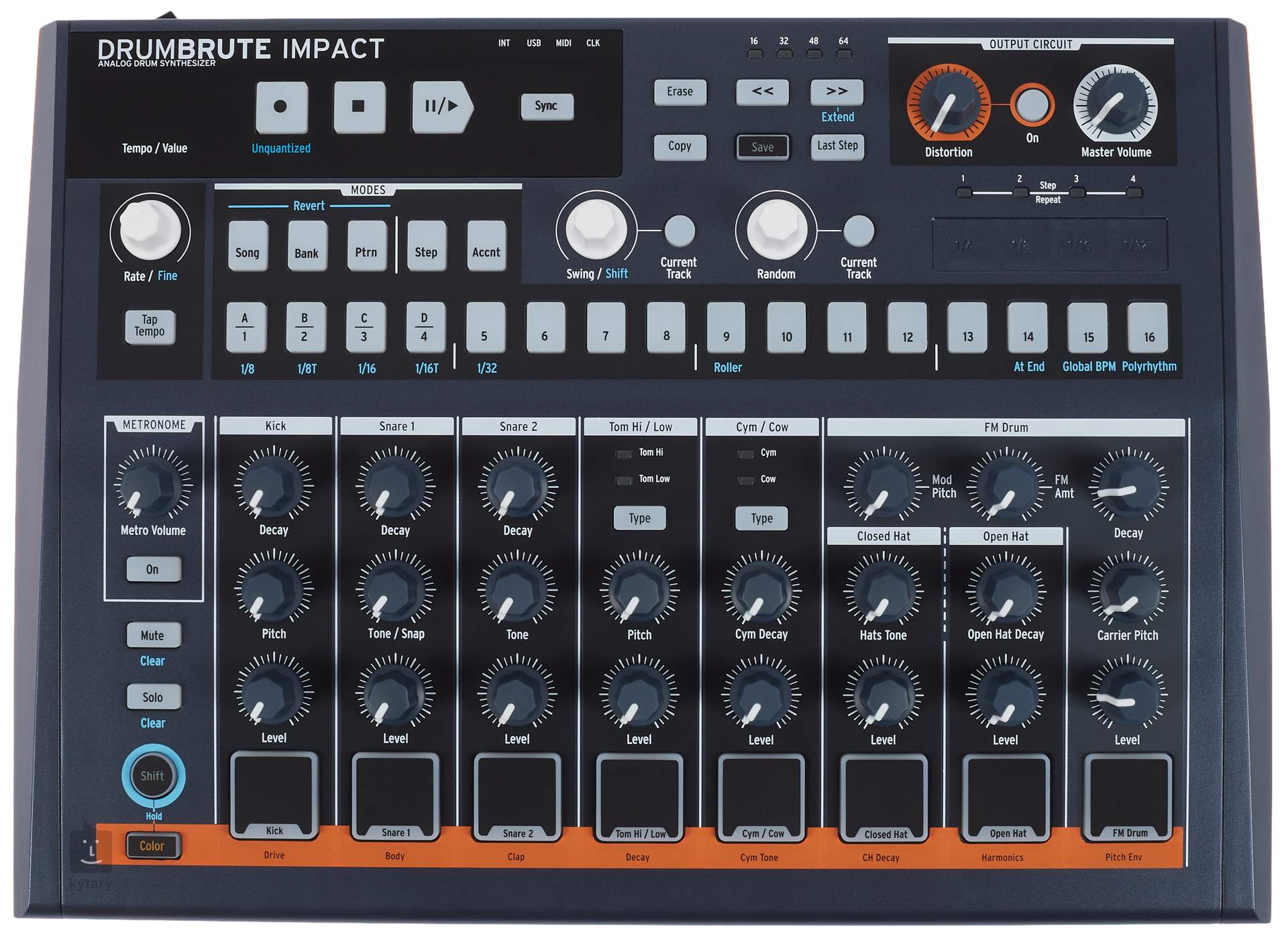 最高の品質の Arturia Drumbrute Impact Impact-asmon.com ドラム